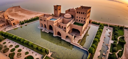 qasr al watan,madinat,water castle,moated castle,king abdullah i mosque,qasr al kharrana,the hassan ii mosque,emirates palace hotel,umayyad palace,madinat jumeirah,al nahyan grand mosque,city moat,sand castle,jumeirah,souk madinat jumeirah,medieval castle,islamic architectural,largest hotel in dubai,al qudra,persian architecture,Photography,General,Realistic