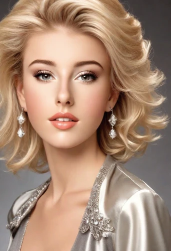 realdoll,bridal jewelry,artificial hair integrations,bridal accessory,blonde woman,princess' earring,short blond hair,blond girl,doll's facial features,miss circassian,romantic look,blonde girl,women's cosmetics,bouffant,romantic portrait,airbrushed,fashion vector,bridal clothing,female model,beautiful young woman