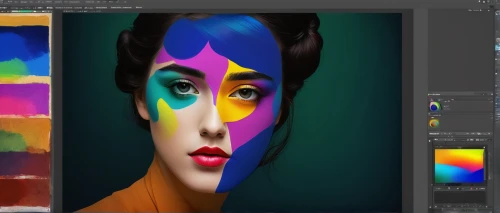 color picker,adobe photoshop,multicolor faces,adobe illustrator,photoshop school,color is changable in ps,photoshop,color mixing,graphics software,saturated colors,gradient effect,vector graphics,adobe,retouch,illustrator,pop art colors,artist color,retouching,colorfulness,painting technique,Art,Artistic Painting,Artistic Painting 40