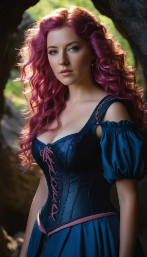 celtic woman,fae,rapunzel,celtic queen,faery,fairy tale character,fantasy woman,la violetta,faerie,portrait photographers,rusalka,bodice,merida,ariel,portrait photography,cinderella,poison,social,celtic harp,digital compositing,Illustration,American Style,American Style 07