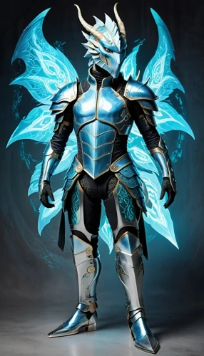 garuda,knight armor,paysandisia archon,armored,sylva striker,paladin,argus,gear shaper,knight star,dodge warlock,dragoon,icemaker,drg,armor,father frost,butomus,blue-winged wasteland insect,fantasy warrior,archangel,leeuwarder current,Unique,Design,Character Design