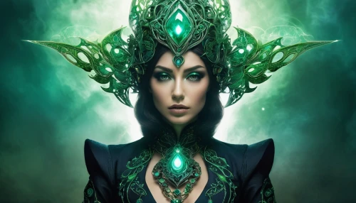 the enchantress,sorceress,elven,anahata,celtic queen,dryad,priestess,fantasy art,fantasy portrait,fantasy woman,caerula,emerald,horn of amaltheia,fantasy picture,magic grimoire,sterntaler,zodiac sign libra,heroic fantasy,summoner,violet head elf,Photography,Artistic Photography,Artistic Photography 12