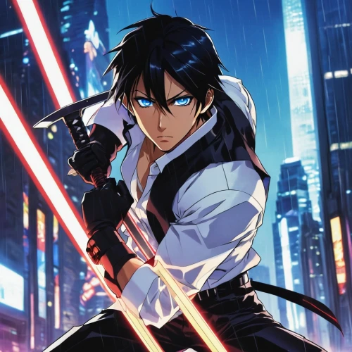 cg artwork,lightsaber,laser sword,yukio,jedi,force,luke skywalker,laser,star wars,lando,would a background,swordsman,laser guns,starwars,empire,anime 3d,archer,power icon,clone jesionolistny,republic,Illustration,American Style,American Style 05