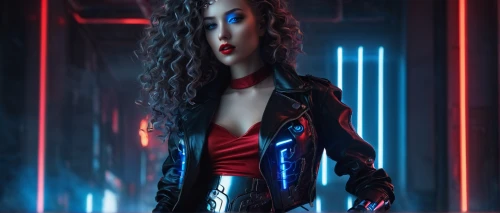 latex clothing,scarlet witch,harley quinn,cyberpunk,harley,red blue wallpaper,red and blue,futuristic,pvc,electro,renegade,birds of prey-night,latex,cyborg,digital compositing,black widow,nova,red-blue,terminator,toni,Illustration,Abstract Fantasy,Abstract Fantasy 06