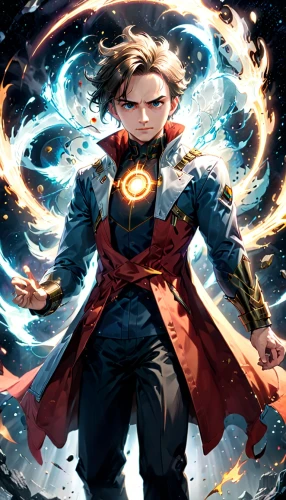 god of thunder,explosion,magus,my hero academia,cg artwork,hero academy,captain marvel,supernova,fullmetal alchemist edward elric,leo,explosion destroy,spark,magician,merlin,flame spirit,marvelous,avenger,alibaba,hero,fire background,Anime,Anime,General