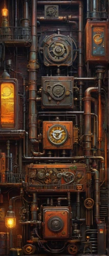 steampunk,furnace,apothecary,steampunk gears,steam icon,distillation,heavy water factory,metallurgy,mining facility,engine room,mechanical puzzle,the boiler room,clockmaker,refinery,panopticon,oktoberfest background,brandy shop,cartoon video game background,industries,vault,Conceptual Art,Daily,Daily 33