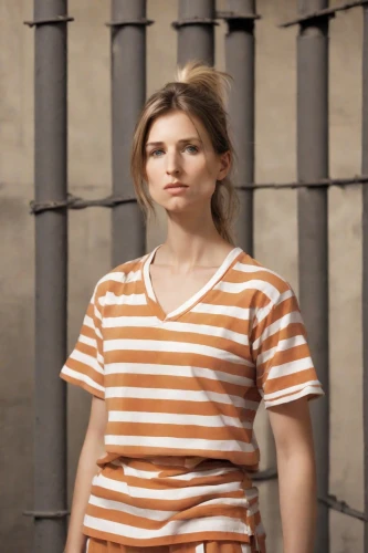 horizontal stripes,striped background,iulia hasdeu castle,prisoner,stripes,girl in t-shirt,girl in a historic way,menswear for women,swiss guard,polo shirt,herculaneum,striped,isolated t-shirt,pin stripe,vlc,young model istanbul,cuba background,woman thinking,woman walking,stripe,Photography,Natural