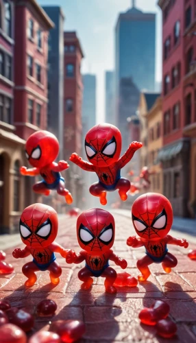 spider-man,funko,spiderman,red super hero,spider network,assemble,spider man,spider bouncing,superhero background,cinema 4d,webbing,marvels,marvel,unite,toy photos,3d render,digital compositing,dead pool,rangers,web,Photography,General,Cinematic