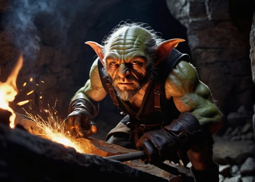 dwarf cookin,yoda,goblin,male elf,orc,splitting maul,elf,maul,wood elf,fgoblin,massively multiplayer online role-playing game,elves,lokportrait,dwarf sundheim,flickering flame,dark elf,scandia gnome,dwarf,kobold,jedi,Illustration,Japanese style,Japanese Style 20