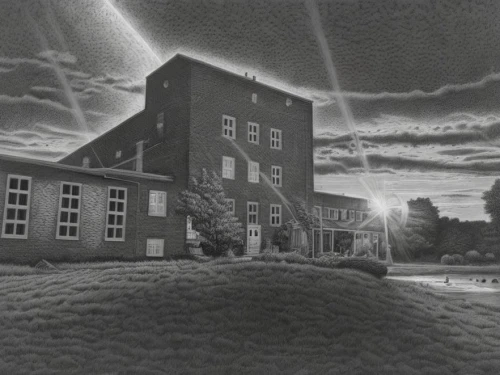 matruschka,åkirkeby,ludwig erhard haus,1940,kleinbild film,escher,night scene,exzenterhaus,borås,1952,sjømannskirken,1940s,schwäbisch hall,kontorhaus,escher village,farmhouse,at night,rh factor negative,panoramical,digital photo,Art sketch,Art sketch,Ultra Realistic