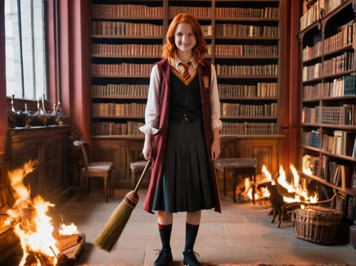 broomstick,school uniform,clary,librarian,school skirt,hogwarts,potter,maci,witches legs,witch broom,school clothes,wand,harry potter,private school,clove,the witch,rowan,a uniform,newt,witches legs in pot,Photography,Documentary Photography,Documentary Photography 35