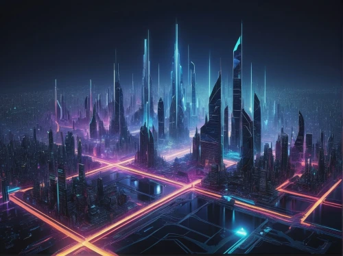 futuristic landscape,cityscape,fantasy city,metropolis,cyberpunk,cyberspace,futuristic,city cities,cities,scifi,cyber,sci-fi,sci - fi,colorful city,neon arrows,sci fiction illustration,city skyline,vapor,sci fi,3d fantasy,Photography,Artistic Photography,Artistic Photography 11