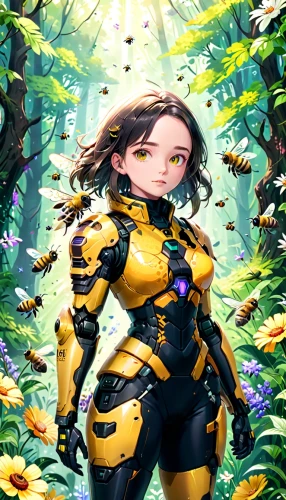 underwater background,aquanaut,bumblebee,kelp,coral guardian,bee,background ivy,butterfly fish,japanese sakura background,pallet doctor fish,flower background,forsythia,aquatic herb,scuba,under sea,fire salamander,apiarium,goldenrod,marine biology,beekeeper plant,Anime,Anime,General