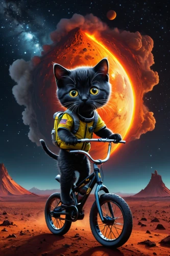 sci fiction illustration,biker,cartoon cat,bmx,bmx bike,cat cartoon,artistic cycling,bicycle motocross,bicycling,et,black motorcycle,tour de france,bicycle helmet,cat vector,motorcyclist,cat warrior,bicycle,motorcycle,trek,motorbike,Photography,Artistic Photography,Artistic Photography 11