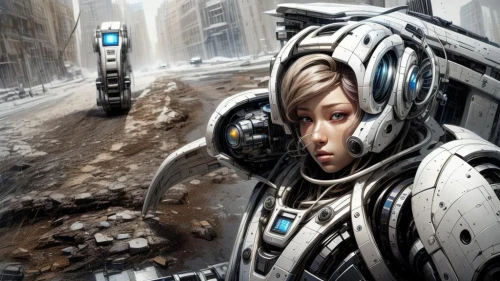 sci fiction illustration,scifi,sci fi,cybernetics,shepard,sci-fi,sci - fi,io,cyborg,district 9,biomechanical,sidonia,heavy object,cg artwork,science fiction,women in technology,neottia nidus-avis,mech,echo,operator