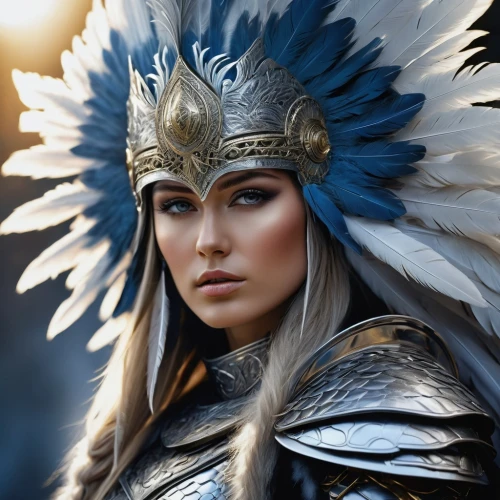 female warrior,warrior woman,feather headdress,headdress,indian headdress,ice queen,thracian,fantasy woman,fantasy warrior,hawk feather,native american,american indian,fantasy portrait,headpiece,nordic,artemisia,warrior,athena,fantasy art,valhalla,Photography,Documentary Photography,Documentary Photography 15