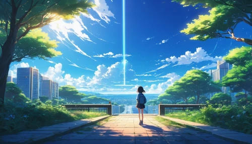 violet evergarden,parallel world,world end,parallel worlds,distant vision,heavy object,euphonium,would a background,atmosphere,landscape background,love background,musical background,music background,background images,background image,dream world,anime 3d,background screen,bright sun,virtual world,Illustration,American Style,American Style 01