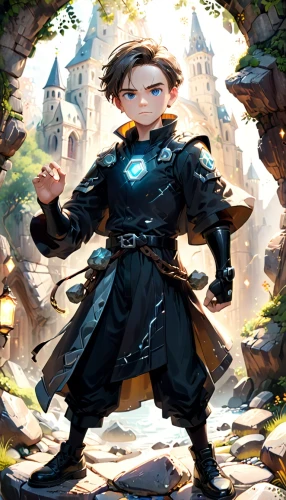 vax figure,monk,guilinggao,adventurer,priest,meteora,hero academy,summoner,matsuno,sensei,bagan,takikomi gohan,avatar,cg artwork,game illustration,nikko,amulet,pilgrim,bard,goki,Anime,Anime,Cartoon