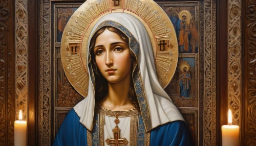 the prophet mary,to our lady,carmelite order,mary 1,seven sorrows,fatima,greek orthodox,jesus in the arms of mary,rosary,mary,portrait of christi,benediction of god the father,praying woman,woman praying,church painting,candlemas,the angel with the veronica veil,hand of fatima,nativity of jesus,nativity of christ,Conceptual Art,Graffiti Art,Graffiti Art 12
