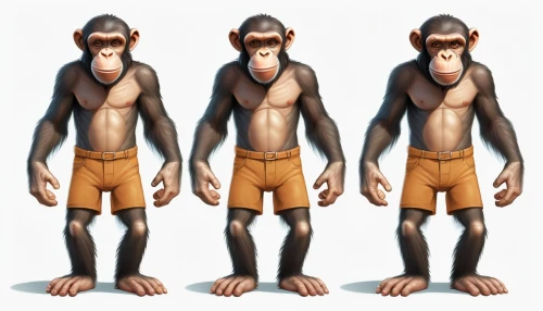 ape,male poses for drawing,chimp,chimpanzee,baboon,reconstruction,human evolution,bonobo,baboons,male character,common chimpanzee,the blood breast baboons,orang utan,great apes,monkey,the monkey,concept art,primate,macaque,primitive person