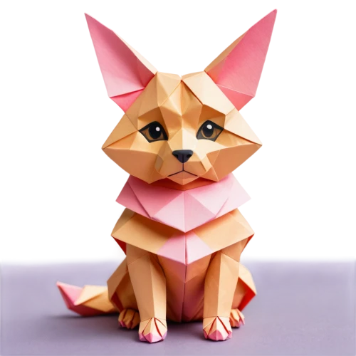 low-poly,pink cat,low poly,fennec,child fox,origami,fennec fox,origami paper,kit fox,a fox,little fox,sand fox,cute fox,animal figure,redfox,adorable fox,sphynx,dhole,polygonal,canidae,Unique,Paper Cuts,Paper Cuts 02