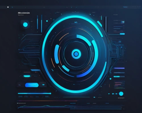 cinema 4d,abstract design,dribbble,blackmagic design,cyber,abstract retro,vector graphic,wireframe,computer art,vector design,cyberspace,music player,interface,circle icons,cyan,landing page,teal digital background,circle design,electron,flat design,Art,Classical Oil Painting,Classical Oil Painting 17