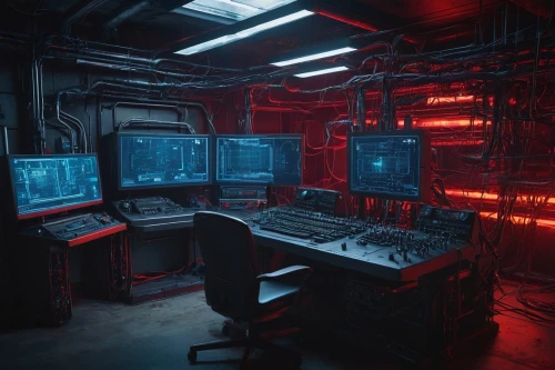 computer room,the server room,sci fi surgery room,cyberpunk,computer workstation,cyber,laboratory,research station,barebone computer,engine room,computer game,computer system,working space,cyberspace,computer desk,game room,computer,ufo interior,computer games,red matrix,Photography,General,Natural