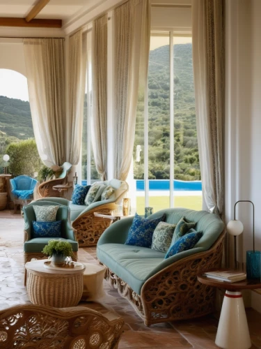 holiday villa,chaise lounge,sitting room,morocco,provencal life,luxury home interior,greece,luxury property,window treatment,cabana,moroccan pattern,peloponnese,boutique hotel,interior decor,karpathos,outdoor furniture,sicily window,luxury hotel,lefkada,turquoise wool,Photography,General,Realistic
