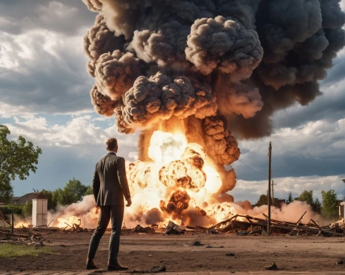 explosions,eastern ukraine,explosion destroy,exploding,explode,apocalypse,explosion,district 9,insurgent,digital compositing,the conflagration,photo manipulation,conceptual photography,exploding head,explosives,explosive,special effects,chemical disaster exercise,war zone,theater of war,Photography,General,Realistic