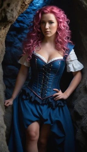celtic woman,corset,celtic queen,cinderella,fairy tale character,the sea maid,fae,hoopskirt,fantasy woman,victorian lady,crinoline,barmaid,overskirt,poison,bodice,ball gown,the blonde in the river,rapunzel,fantasy girl,cosplay image,Illustration,American Style,American Style 07