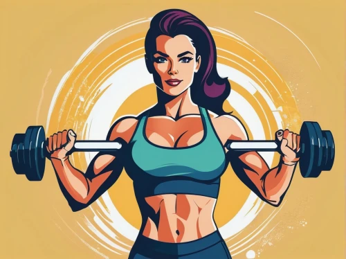 muscle woman,bodybuilding supplement,fitness and figure competition,strong woman,body-building,dumbbells,workout icons,biceps curl,gym girl,strength training,barbell,body building,fitnes,fitness coach,weightlifter,fitness model,woman strong,weight lifter,strong women,exercise equipment,Illustration,Vector,Vector 01