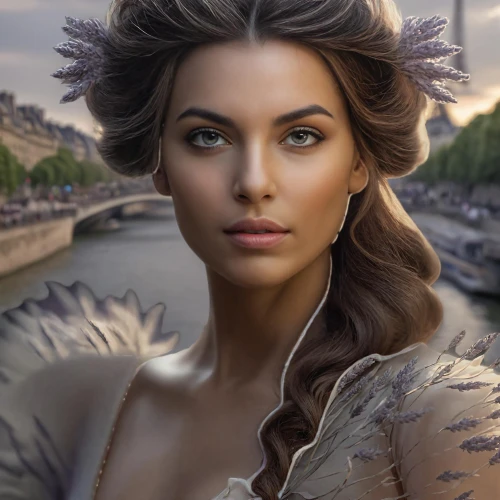 romantic portrait,fantasy portrait,french digital background,retouching,girl on the river,romantic look,regard,paris,mystical portrait of a girl,fantasy art,paris clip art,fantasy picture,retouch,beautiful bonnet,orsay,venetian mask,fantasy woman,girl in a historic way,woman portrait,victorian lady,Female,East Africans,Straight hair,Youth adult,M,Confidence,Underwear,Outdoor,Banks of the Seine