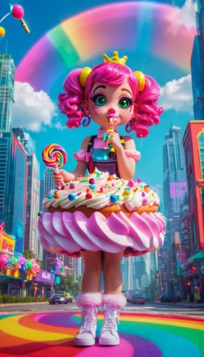 candy island girl,neon carnival brasil,sugar candy,raimbow,neon candies,candy,3d fantasy,rainbow background,candy crush,neon candy corns,bonbon,rainbow pencil background,harajuku,candy shop,colorfull,heart candy,candy store,orbeez,colors rainbow,stylized macaron,Conceptual Art,Sci-Fi,Sci-Fi 26