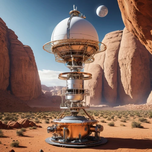 futuristic landscape,mars probe,planet mars,moon base alpha-1,mission to mars,solar cell base,red planet,martian,mars rover,lunar prospector,sky space concept,gas planet,research station,earth station,desert planet,alien planet,alien world,science fiction,science-fiction,hub