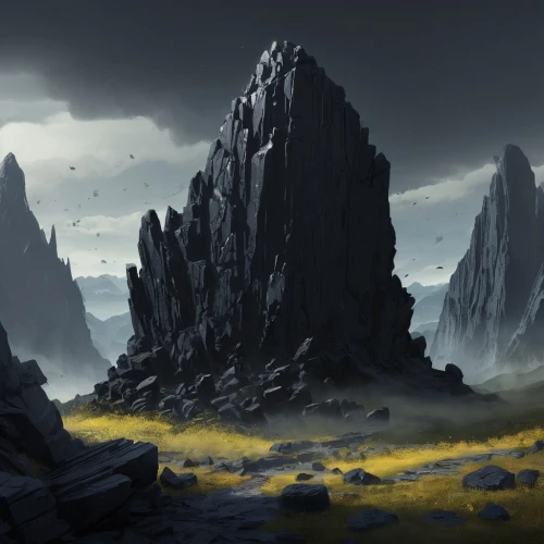 fantasy landscape,futuristic landscape,karst landscape,lunar landscape,mountain plateau,barren,volcanic landscape,mountainous landscape,giant mountains,mountain landscape,mountains,dune landscape,high landscape,mountain tundra,mountain world,mountain scene,high mountains,the landscape of the mountains,terraforming,mountain pasture,Conceptual Art,Fantasy,Fantasy 02