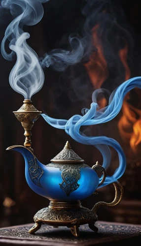 incense burner,burning incense,fragrance teapot,arabic coffee,asian teapot,aladdin,incense,aladha,shisha smoking,incense with stand,magical pot,aladin,sheesha,jasmine tea,chinese teacup,arabic background,incense stick,persian,tea zen,incenses,Conceptual Art,Fantasy,Fantasy 30