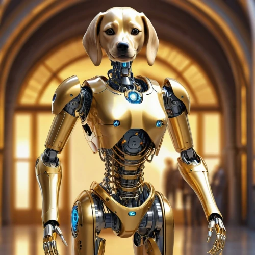 c-3po,vizsla,artificial intelligence,eurohound,pet,ai,companion dog,gundogmus,posavac hound,droid,female dog,dog,chat bot,humanoid,cybernetics,smaland hound,chatbot,biomechanical,canine,cyborg