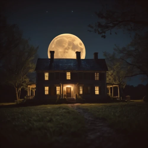 house silhouette,witch house,witch's house,moonshine,the haunted house,the moon,moonlit night,big moon,moon photography,creepy house,hanging moon,lonely house,full moon,moonlit,moonrise,super moon,night image,moon and star background,haunted house,moon at night