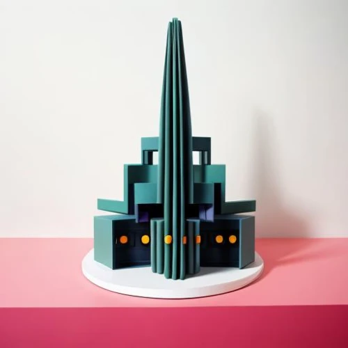chrysler building,basil's cathedral,art deco,electric tower,art deco ornament,lego pastel,toothbrush holder,skyscraper,skyscrapers,metropolis,stack cake,futuristic architecture,russian pyramid,cake stand,calatrava,bookend,cellular tower,stalinist skyscraper,space ship model,petronas,Realistic,Fashion,Artistic Elegance