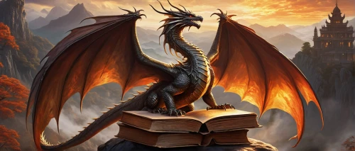 heroic fantasy,draconic,black dragon,dragon li,dragon fire,dragon,fantasy picture,charizard,wyrm,dragons,dragon bridge,fantasy art,magic grimoire,book cover,fire breathing dragon,dragon of earth,mystery book cover,painted dragon,golden dragon,magic book,Conceptual Art,Fantasy,Fantasy 30