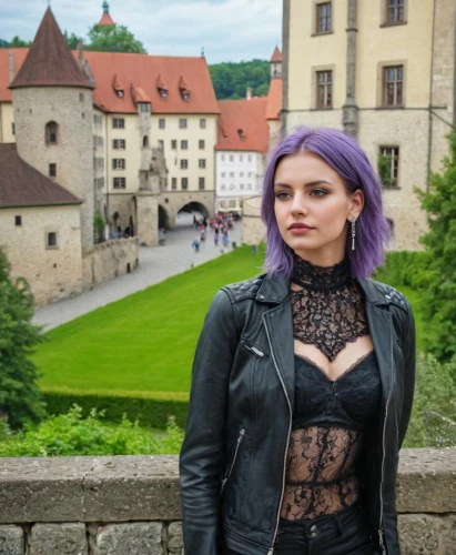 český krumlov,goth woman,krumlov,transylvania,rothenburg,sighisoara,mikulov,bran castle,goth festival,goth subculture,erfurt,gothic fashion,goth weekend,sibiu,gothic woman,nuremberg,fairy tale castle sigmaringen,iulia hasdeu castle,tübingen,jena,Female,Eastern Europeans,Straight hair,Youth adult,M,Confidence,Underwear,Outdoor,Rothenburg