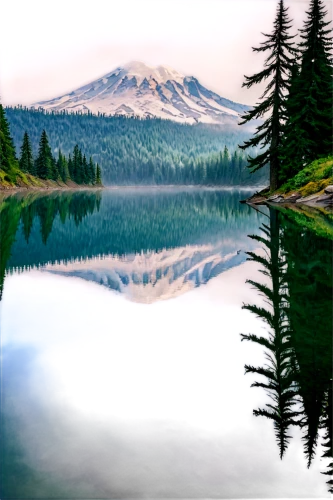 trillium lake,mount rainier,mt rainier,mount hood,rainier,lassen volcanic national park,tropical and subtropical coniferous forests,mirror image,mirroring,mount saint helens,mount st helens,mirror reflection,landscape background,two jack lake,mirrored,washington state mt st helens,temperate coniferous forest,background view nature,mirror water,landscapes beautiful,Illustration,American Style,American Style 12