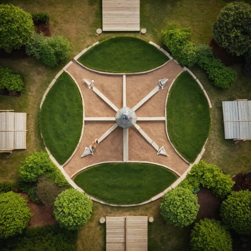 dji spark,aerial view umbrella,drone shot,the center of symmetry,drone image,helipad,overhead shot,drone photo,drone view,sun dial,view from above,aerial landscape,dji mavic drone,mavic 2,drone phantom 3,overhead view,traffic circle,from above,the vitruvian man,roundabout,Photography,General,Cinematic