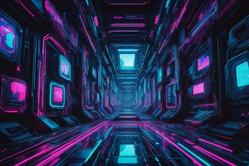 cyberspace,matrix,abstract retro,dimension,cyber,vapor,scifi,3d,fragmentation,computer art,dimensional,fractal environment,trip computer,futuristic,ufo interior,virtual,cubes,spaces,maze,vortex,Illustration,Realistic Fantasy,Realistic Fantasy 05