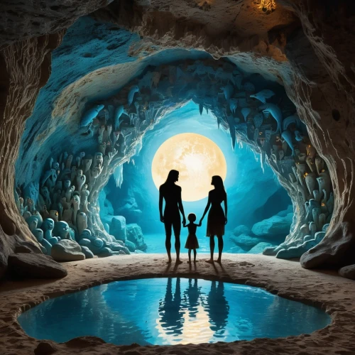 the blue caves,blue caves,blue cave,ice cave,cave tour,glacier cave,sea cave,underground lake,ice hotel,cave,cave on the water,sci fiction illustration,pit cave,fantasy picture,chasm,sea caves,mermaid background,underworld,caving,cave church,Illustration,Vector,Vector 21