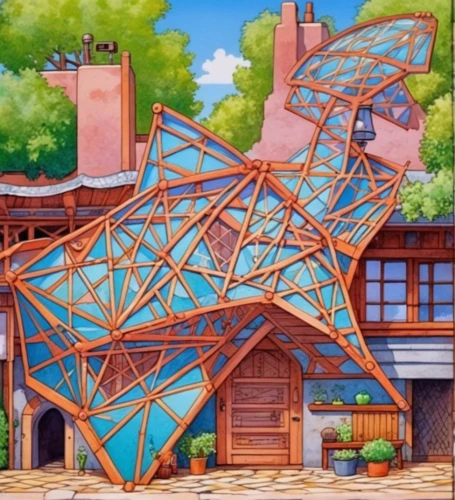 wooden construction,roof structures,hanging houses,frame house,eco-construction,crooked house,straw roofing,escher village,roof landscape,dog house frame,roof truss,wooden frame construction,wooden houses,honeycomb structure,roof construction,piglet barn,crispy house,escher,popeye village,jigsaw puzzle