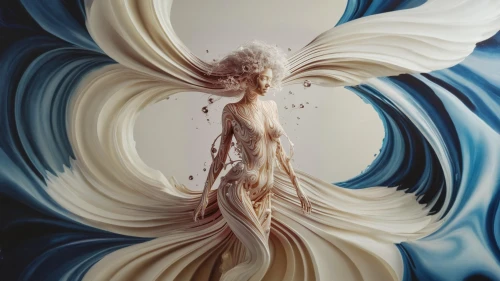 swirling,water nymph,bodypainting,fluid,whirlpool,fluid flow,vortex,photomanipulation,conceptual photography,siren,photo manipulation,fractal art,porcelain rose,apophysis,wind wave,aporia,fractalius,flowing,baroque angel,white lady