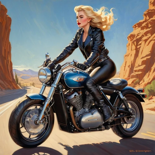 harley-davidson,harley davidson,motorcycling,motorcycle,motorcycles,biker,black motorcycle,motorbike,harley,motorcyclist,triumph,bonneville,bullet ride,motorcycle racer,blonde woman,ride,ride out,motor-bike,triumph roadster,motorcycle tour,Illustration,Retro,Retro 10