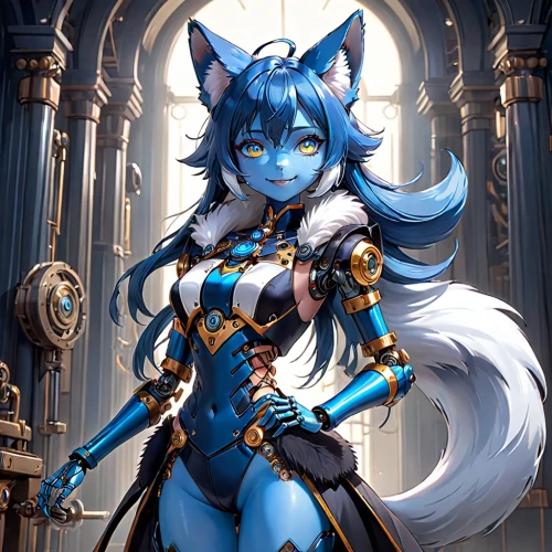 kitsune,blue enchantress,luna,fox,winterblueher,fennec,furta,mezzelune,fantasia,venera,gara,kat,catarina,cat warrior,cute fox,elza,feline,mara,kos,a fox,Anime,Anime,General