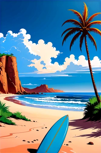 surfboards,beach landscape,cartoon video game background,surf,surfboard,surfer,beach scenery,background vector,landscape background,french digital background,beach background,summer clip art,surfing,dream beach,summer background,surfers,ocean background,surfboard shaper,mobile video game vector background,surfing equipment,Illustration,American Style,American Style 13